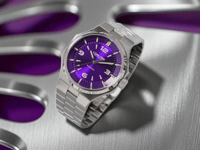 Reloj Lum-tec Eclipse E4, Automático con Pulsera, Esfera Violeta, MDV, Hecho en EE. UU. 42mm NUEVO Foto 1 de 4