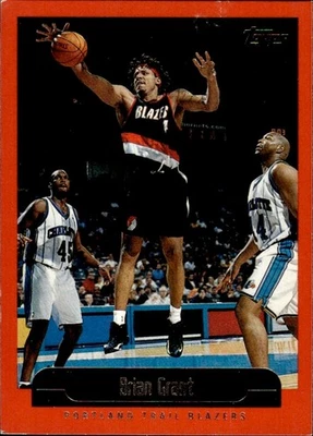 1999-00 Topps Brian Grant Portland Trail Blazers #34 - Image 1 of 2