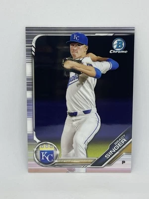 2019 Bowman Chrome Prospects Base #BCP-110 Brady Singer Kansas City Royals - Image 1 of 2
