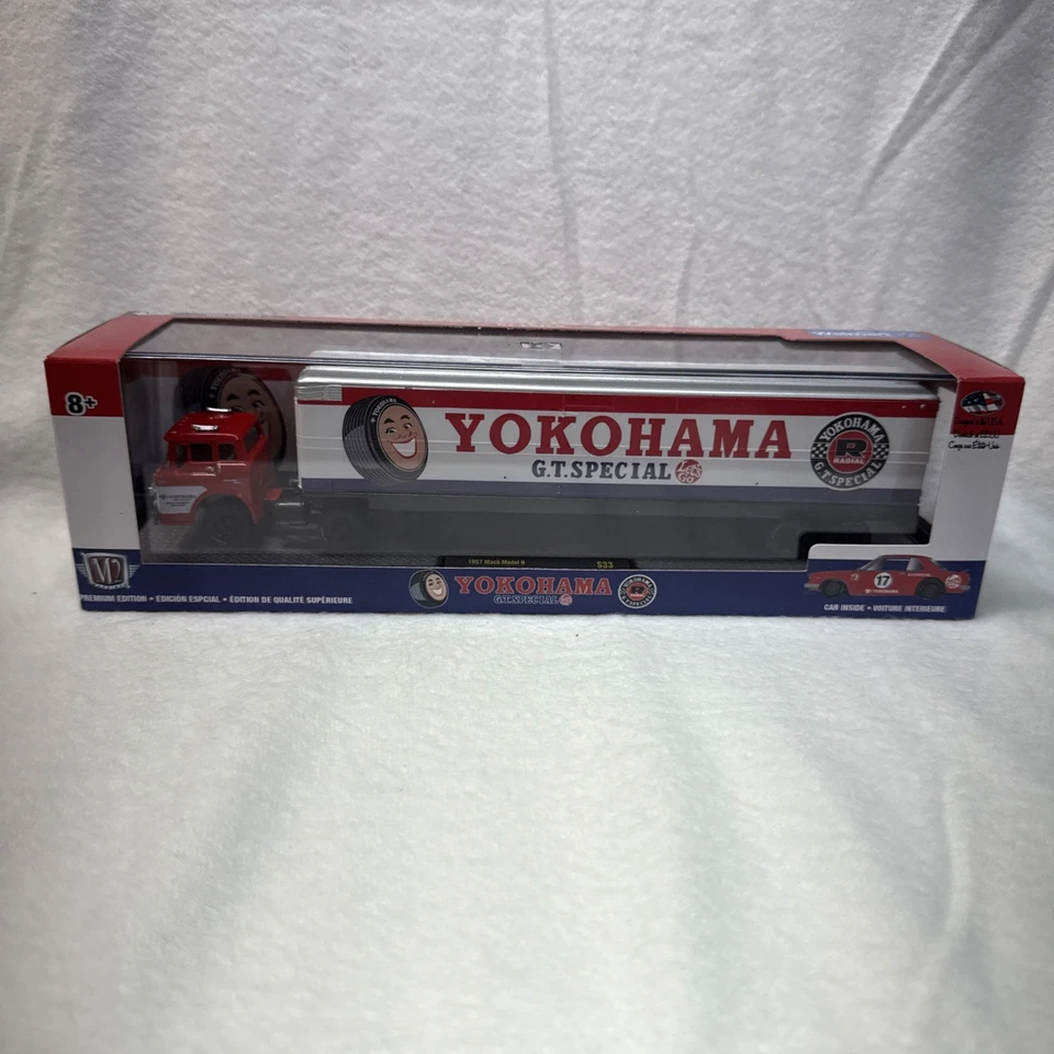 M2 Machines Yokohama 1957 Mack Model N & 1971 Nissan Skyline GT-R (S33  18-25) - Image 1 of 4