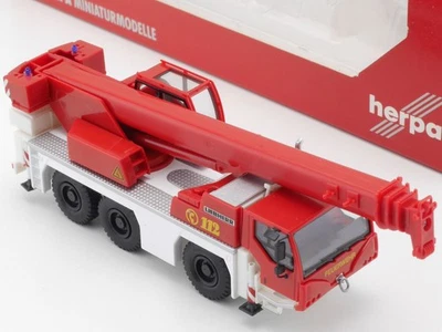 Herpa 150972 Liebherr Ltm 1045/1 Fire Brigade 112 1:87 Mint! Boxed 1705-29-08 - Image 1 of 3