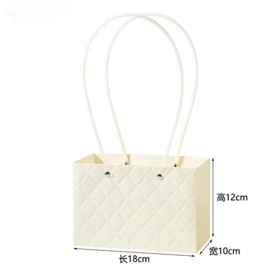 Caja de Regalo Flor Papel Kraft Portátil - Boda Fiesta San Valentín Foto 1 de 4