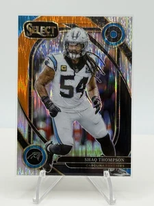 Shaq Thompson 2024 Panini Select Black & Orange Prizm Shock 293 - Picture 1 of 2