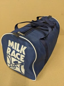 Borsa Milk Race Holdall ufficiale anni 70 80 Tour of Britain ciclismo corsa vintage  - Foto 1 di 7