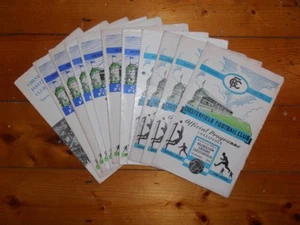 1960's CHESTERFIELD FC HOME FOOTBALL PROGRAMMES - Your Choice - FREE Postage - Picture 1 of 1