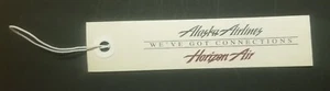 1995 ALASKA AIRLINES Horizon Baggage Tag Unused - Picture 1 of 2
