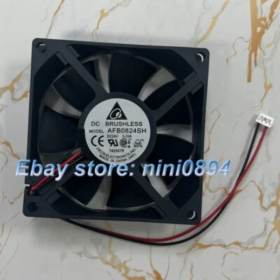 Delta AFB0824SH 8025 24V 0.33A 8CM 2-Pin Inverter Cooling Fan - Image 1 of 2