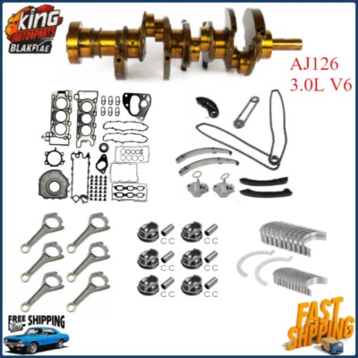 AJ126 3.0L V6 Engine Rebuild Overhaul Kit Crankshaft Rod For Jaguar Land Rover — 第 1/4 张图片