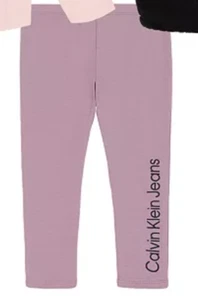 Calvin klein jeans girls purple leggings SZ 6 Defects, missing shirt and vest - Picture 1 of 4