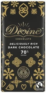 Divine FT 70% Dunkle Schokolade 90g x15 | KOSTENLOSE LIEFERUNG - Bild 1 von 1