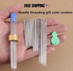 40pcs Big Eye Household Sewing Needle for Quilting, Thick, Long, Handmade Steel - Picture 1 of 6