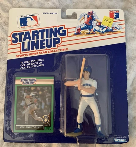 1989 - MLB Starting Lineup Paul Molitor - Milwaukee Brewers Vintage NOS Cover