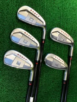 unisex 2022 DAIWA globeride ONOFF AKA 6~PW 5p MP-522i R2-flex IRON SET Golf C115 - Image 1 of 4