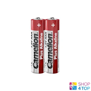 2 CAMELION AAA PLUS ALKALINE BATTERIES LR03 MN2400 AM4 E92 1.5V 2SH EXP 2027 NEW - Picture 1 of 1