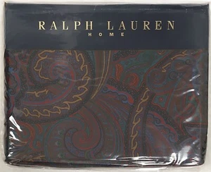 NEW Vintage Polo Ralph Lauren Ewan Paisley Cal King Fitted Sheet! 400 TC France - Picture 1 of 2