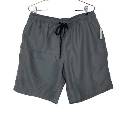 Bermudas de natación informales Amazon Essentials grises forrados para hombre talla M Foto 1 de 4