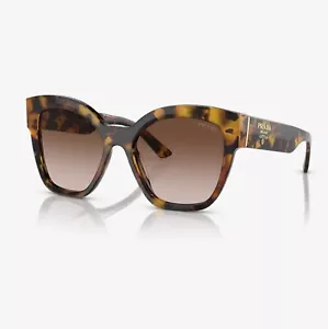 NEW Prada PR 17ZS Sunglasses Honey Tortoise Brown Gradient - Picture 1 of 7