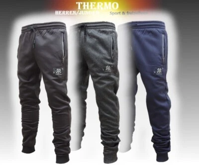 Thermo-Hose Herren Sporthose Jogging Training Freizeithose Winterhose  L-07K81 - Bild 1 von 4