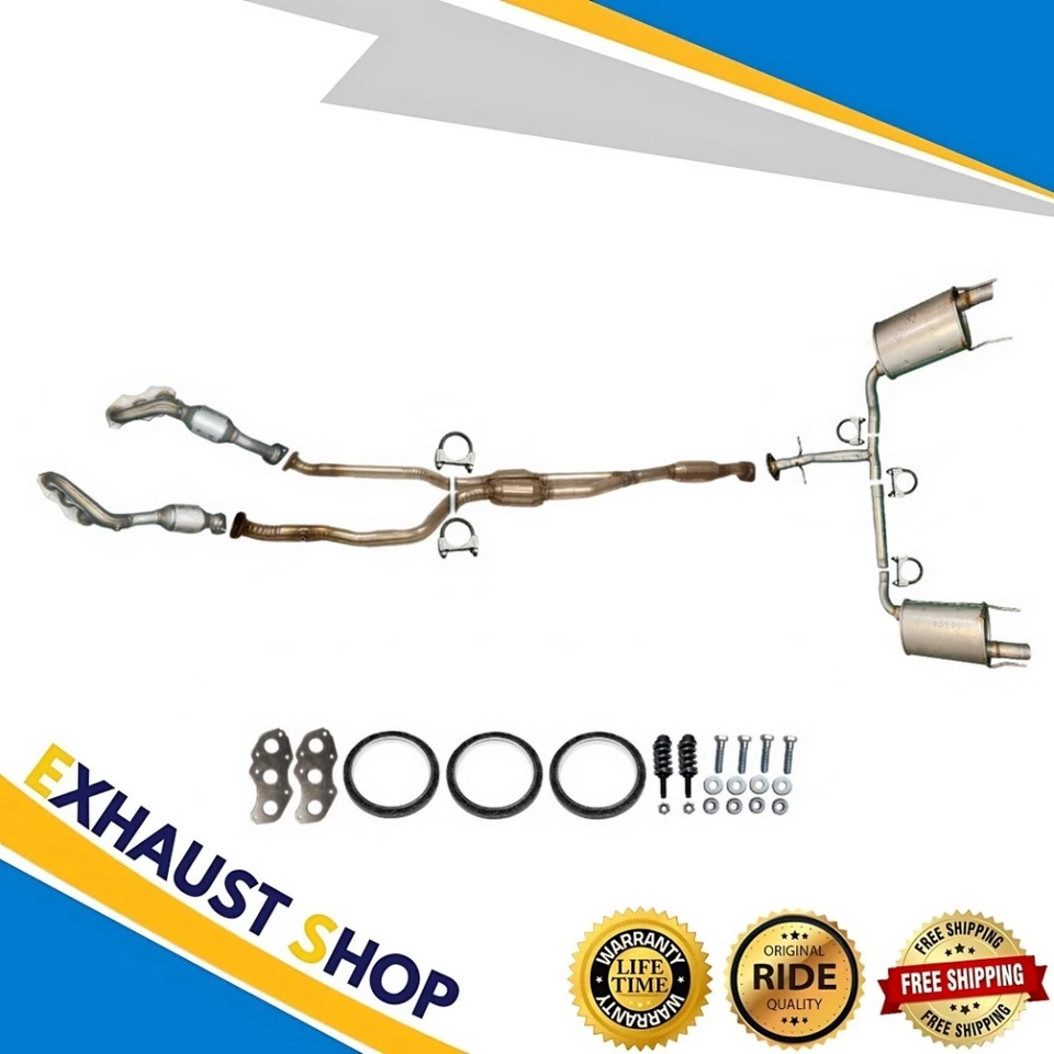 Complete Exhaust System Fits 2006-2012 Lexus IS250 2.5L AWD In Stock NEW - Image 1 of 4