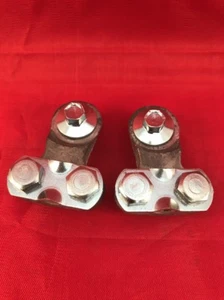 (2 PIEZAS) TERMINAL DE BATERÍA DE MONTAJE LATERAL UNIVERSAL PLOMO SÓLIDO FABRICANTE DE EQUIPOS ORIGINALES DEKA 00192 EE. UU. - Imagen 1 de 5