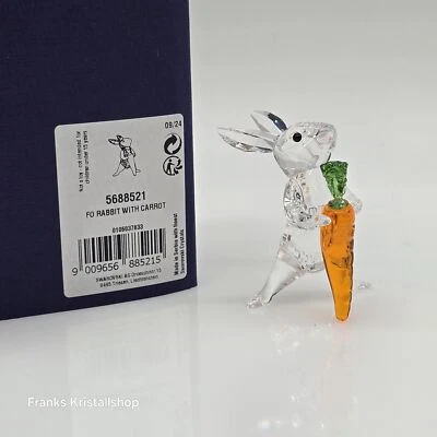 Swarovski Bunny with Carrot 2024 Rabbit Bunny Rabbit with Carrot 5688521 - Image 1 of 4