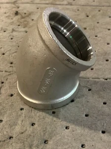 2" so 114 150 304/304L Steckschlüssel Verbinden 45 Grad Winkel - Bild 1 von 3