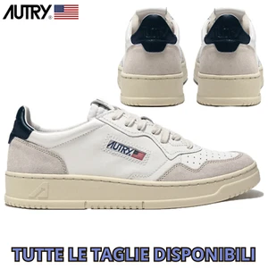 Autry Action Shoes Uomo Donna Sneaker Bianche Pelle e Suede Taglie Disponibili - Afbeelding 1 van 6
