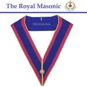 MARK DEGREE MARK PROVINCIAL UNDRESS COLLAR |MASONIC REGALIA |UNIQUE QUALITY |NEW - Foto 1 di 1
