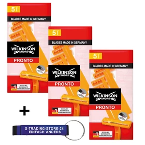 Einweg Rasierer Wilkinson Pronto Einwegrasierer Nassrasur Bart 3x 5er Pack - Bild 1 von 18