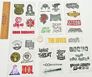 Vinyl Sticker Your Favorite Rock Band window, bumper, laptop water bottle (a9)