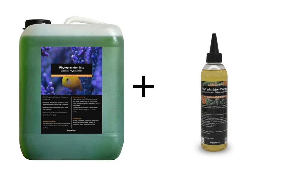 5,5 L Phytoplankton Mix  + 200ml F/2 F2 Plankton Phytoplankton Dünger - Bild 1 von 1