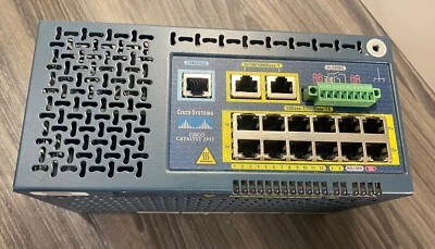 Cisco WS-C2955T-12 Industrial Switch, 12-Port 10/100, 2-Port 10/100/1000 *Parts* - Image 1 of 4