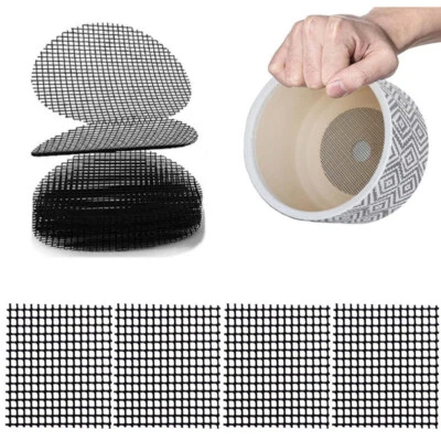 50/100Pcs Mesh Pads Indoor Flower Pot Bonsai Bottom Grid Mats Prevent Soil Loss - Image 1 of 4