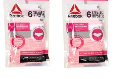 ¡PAQUETE DOBLE REEBOK! - TALLA: 2T-3T - Ropa interior hipster sin costuras - ¡PAQUETE DE 12! - ¡NUEVO! Foto 1 de 3