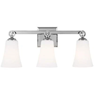 Feiss VS23703CH Monterro Bath Lighting, Chrome, 3-Light (22"W x 10"H) 225watts - Image 1 of 4