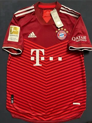 2021/2022 Novo com etiquetas Adidas Bayern Munchen Munich Home autêntico jogador edição M GM5308 - Imagem 1 de 3