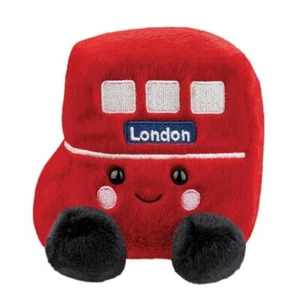 Aurora Palm Pals Bertie the Red Bus | 5 Inch Version | Plush | BNWTs - Picture 1 of 5