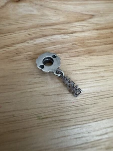 Genuine Pandora Silver Chinese Happiness Symbol Dangle Charm - Picture 1 of 3