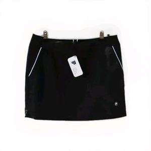 Pahr Womens Golf Tennis Pickleball  Black Minimalist Skort 8 - Picture 1 of 12