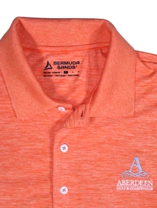 BERMUDA SANDS LARGE ABERDEEN GOLF COUNTRY CLUB BOYNTON FL POLO SHIRT PERFORMANCE - Picture 1 of 9