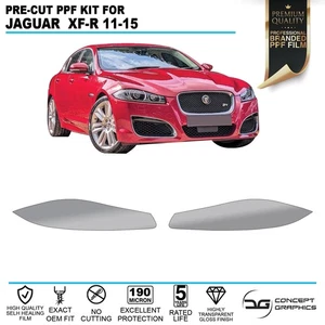 Headlight Stone Chip Guard PPF Paint Protection Film For Jaguar XF 11-15 - Picture 1 of 4