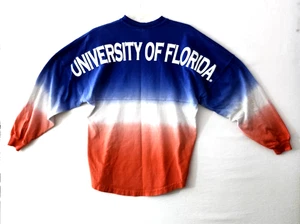 Maglia vintage Florida Gators XS double face tie dye manica lunga spirito USA - Foto 1 di 10