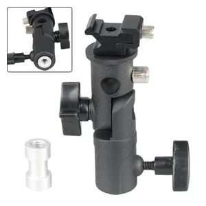 Compact Metal Bracket for Easy Setup of For soft Light Umbrellas and Flashes - Picture 1 of 12