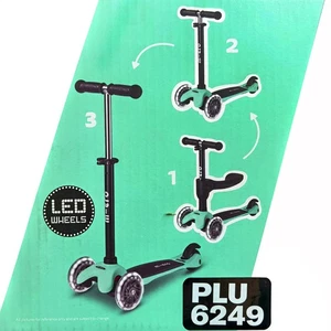 Micro Mini 3in1 Deluxe Lite LED Roller Sitz 1-5 Jahre Scooter verstellbar L20 - Bild 1 von 7