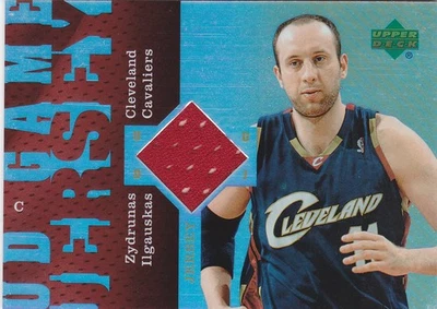 Zydrunas Ilgauskas 2006-07 Upper Deck UD Game Jersey #GJ-ZI  Cleveland Cavaliers - Image 1 of 2