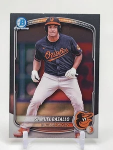 Bowman #BCP-109 2025 Samuel Basallo Chrome Prospects Baltimore Orioles - Imagen 1 de 2