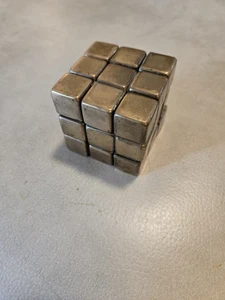 Brass RUBIKS CUBE 2 inch x 2 inch x 2 inch - Picture 1 of 5