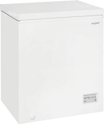 Exquisit GT150-E-041E Weiss Gefriertruhe, 142 l Rauminhalt, ein Gefrierkorb - Bild 1 von 4