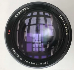 Carl Zeiss 3.5/200 C/Y Mount Lens Used Japan - Picture 1 of 4