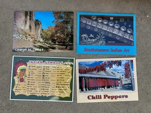 Vintage Indianer Themen Postkarten 4er Set - Bild 1 von 2